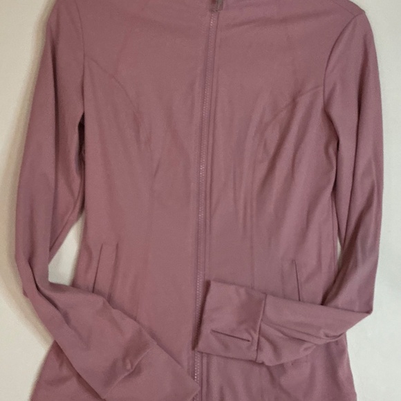 Women”s Trendy Queen Pink zip Athletic Jacket size sm - Picture 2 of 6